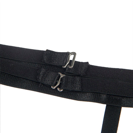 SUBBLIME - 954154 BODY MIT STRUMPFGÜRTEL SCHWARZ L/XL