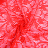 Subblime - 954208 Spitzen-Babydoll mit Verstellbaren Trägern Rot S/M