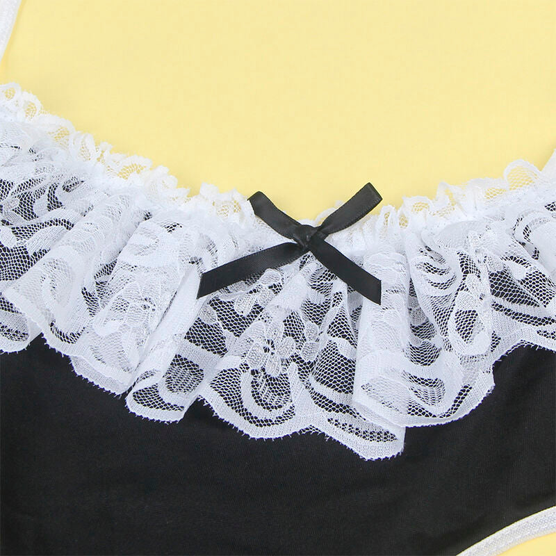 Subblime - 954307 Sexy Zofenkostüm Schwarz/Weiss S/M