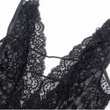 Subblime - 954383 Sexy Body mit Strumpfgürtel Schwarz S/M