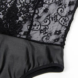 Subblime - 954383 Sexy Body mit Strumpfgürtel Schwarz S/M