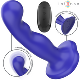 Intense - Shorty Vibrator mit Saugnäpfen Blau Fernbedienung