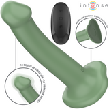 Intense - Becca Vibrator mit Saugnapf 10 Vibrationen Grüne Fernbedienung