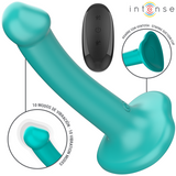 Intense - Katie Vibrator mit Saugnäpfen 10 Vibrationen Blau Fernbedienung