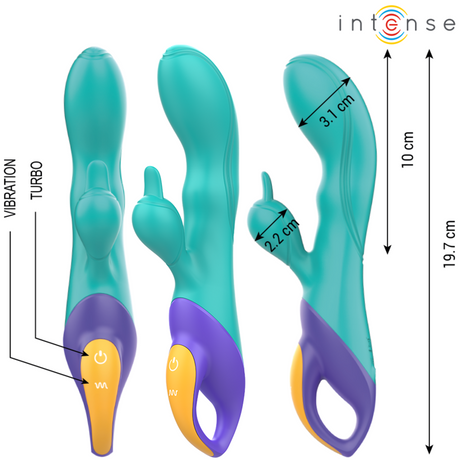 Intense - Fred Rabbit Vibrator Blau