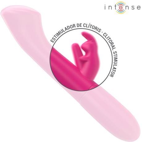 Intense - Julieta Rabbit Vibrator 18,6 cm 10 Vibrationen Rosa