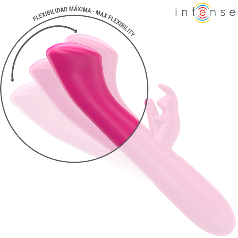Intense - Julieta Rabbit Vibrator 18,6 cm 10 Vibrationen Rosa