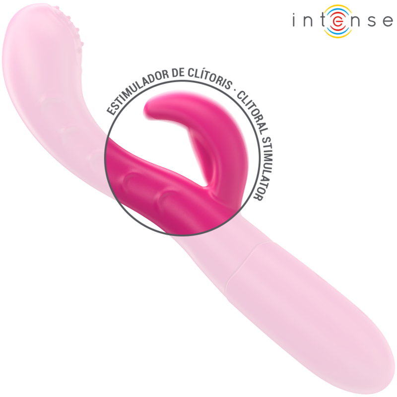 Intense - Amara Vibrator mit Stimulierender Zunge 10 Vibrationen Rosa