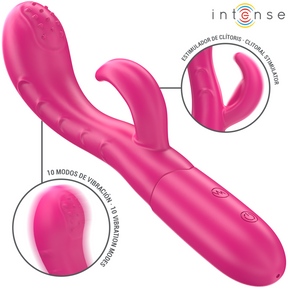 Intense - Amara Vibrator mit Stimulierender Zunge 10 Vibrationen Rosa