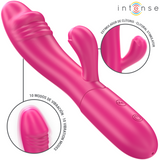 Intense - Ivy Flexibler Vibrator 10 Vibrationen mit Stimulierender Zunge Rosa