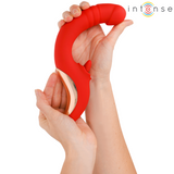 Intense - Paulina Vibrator und Stimulator in U-Form Rot