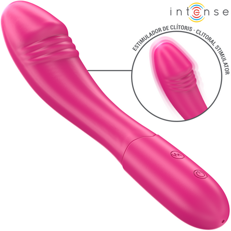 Intense - Belinda Vibrator 19 cm Flexibel 10 Vibrationen Rosa