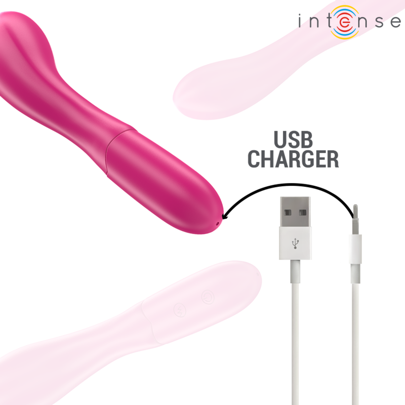 Intense - Lisette Vibrator 19 cm Flexibel 10 Vibrationen Rosa