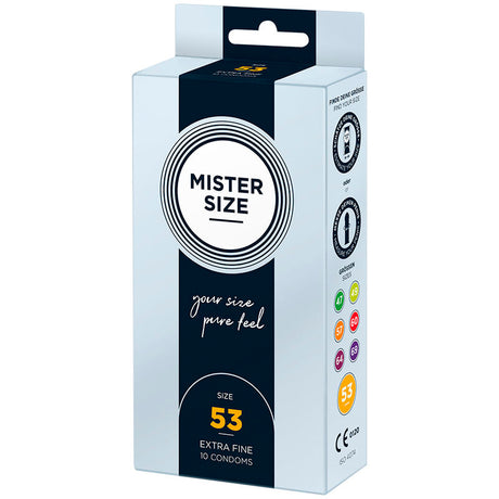 Mister Size - Kondomgrösse M 53 mm (10 Einheiten)