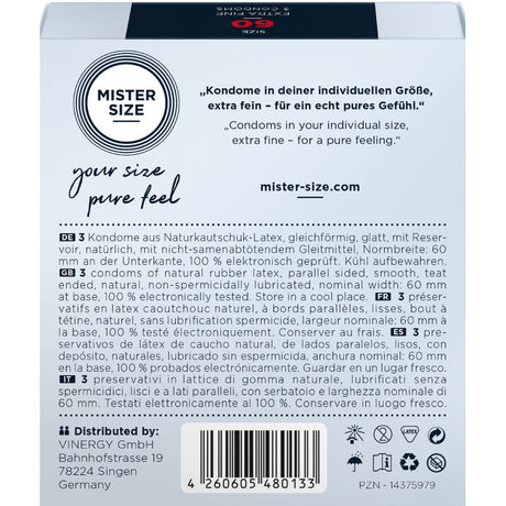 Mister Size - Kondomgrösse XL 60 mm (3 Einheiten)