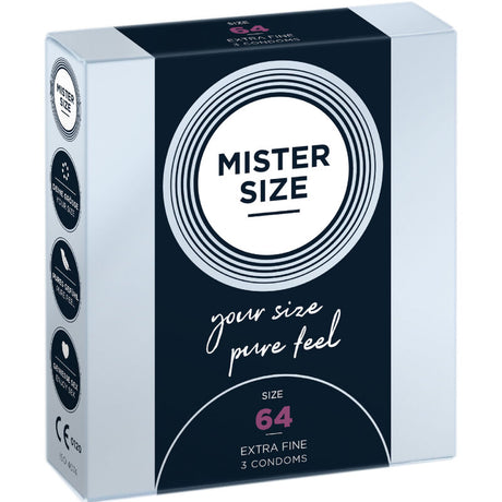 Mister Size - Kondome Grösse XXL 64 mm (3 Einheiten)