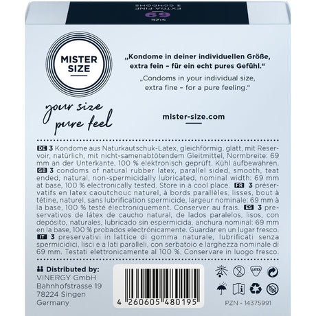 Mister Size - Kondome Grösse XXXL 69 mm (3 Einheiten)