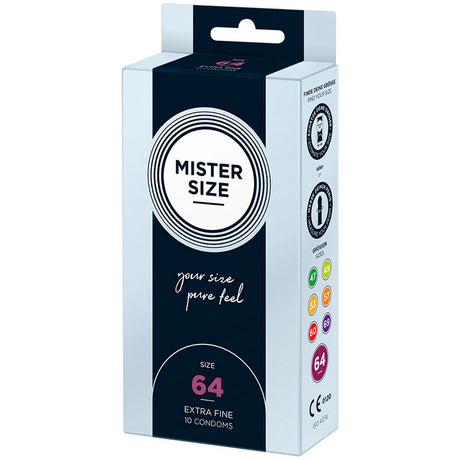 Mister Size - Kondome Grösse XXL 64 mm (10 Einheiten)