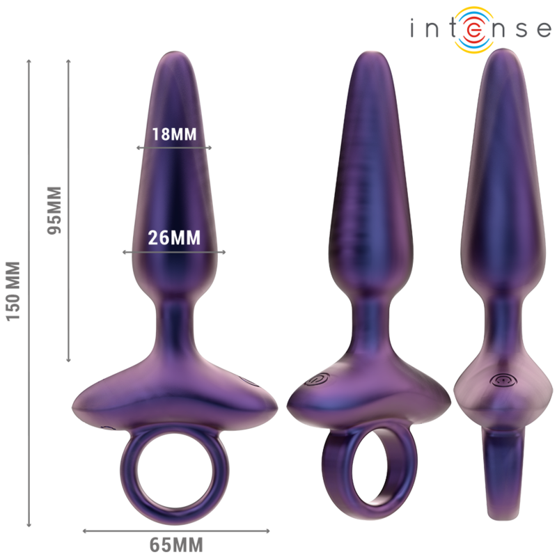Intense - Marlon Vibrierender Analstecker Modell 4 mit Fernbedienung