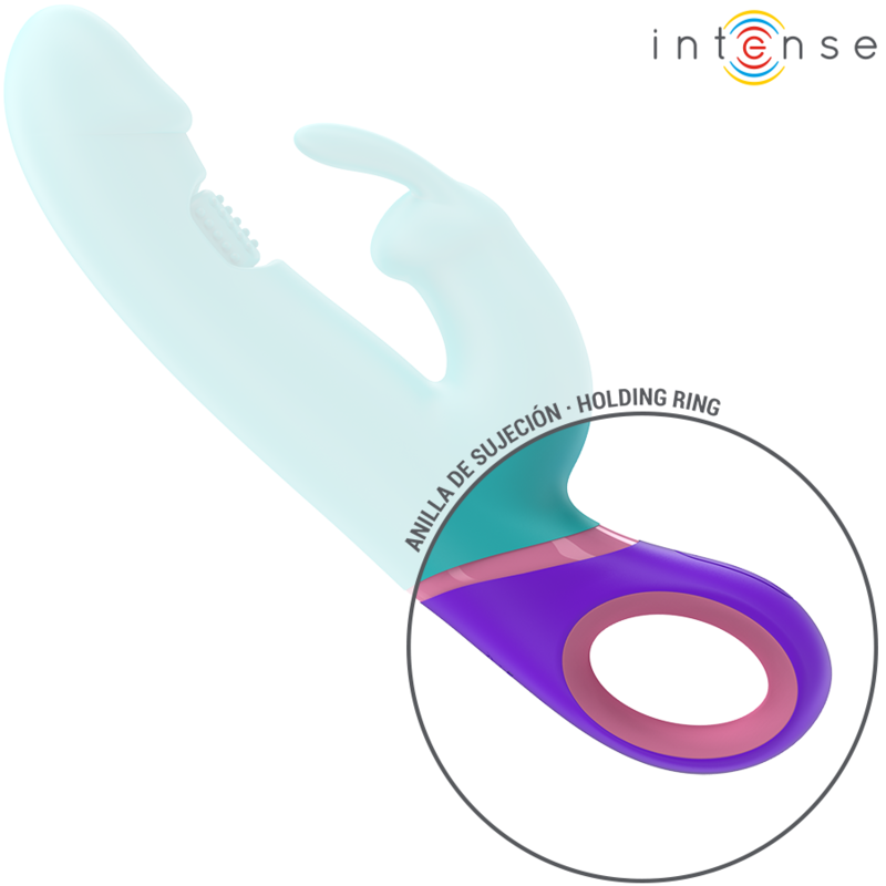 Intense - Monica Rabbit Vibrator mit Rotierendem g-Spot-Stimulator Blau