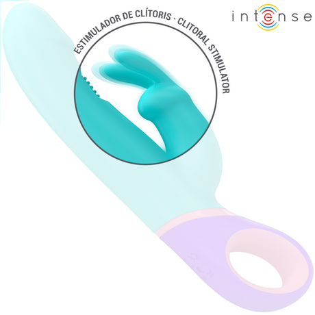 Intense - Monica Rabbit Vibrator mit Rotierendem g-Spot-Stimulator Blau