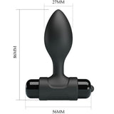Pretty Love - Vibra Butt 10 Vibrationen Analstecker Schwarz