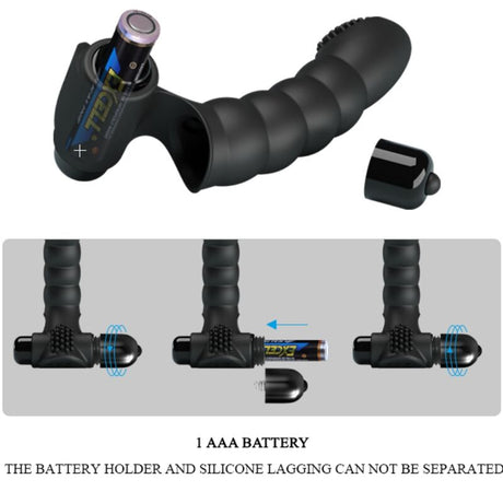 Pretty Love - Alexander Fingervibrator 10 Vibrationen Schwarz