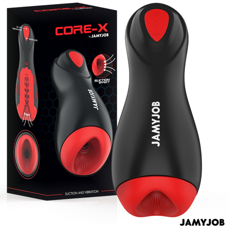 Jamyjob - Core-x Automatischer Masturbator 5 Saug- und Vibrationsmodi