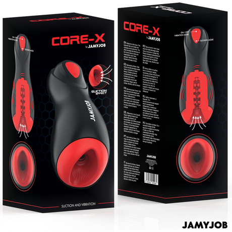 Jamyjob - Core-x Automatischer Masturbator 5 Saug- und Vibrationsmodi