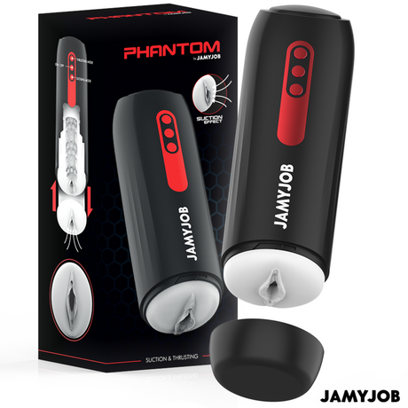 Jamyjob - Phantom Automatischer Vagina-Masturbator 5 Saug- und Stossmodi