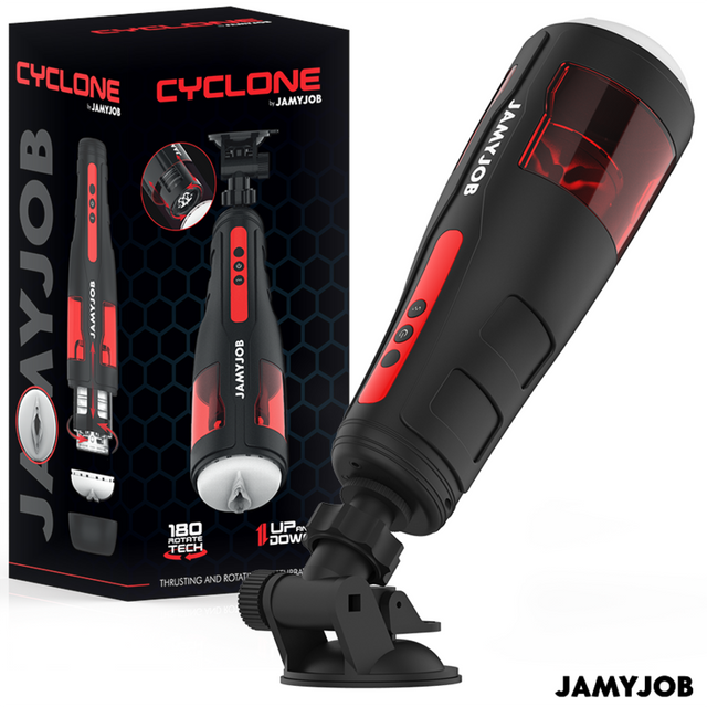 Jamyjob - Cyclone Automatischer Vagina-Masturbator 10 Rotations- und Stossmodi