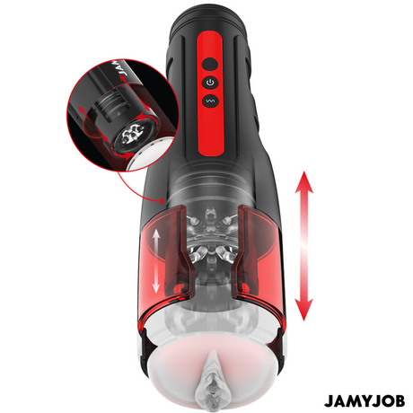 Jamyjob - Cyclone Automatischer Vagina-Masturbator 10 Rotations- und Stossmodi