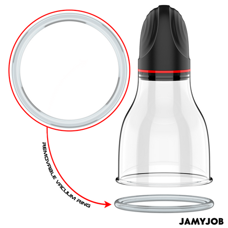 Jamyjob - Xpand Lite Automatische Hodenpumpe 3 Saugstufen Grau