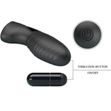 Pretty Love - Alan Silikon-Fingervibrator Schwarz