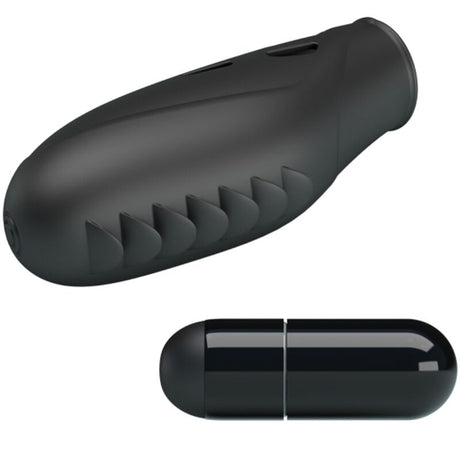 Pretty Love - Gilo Silikon-Fingervibrator Schwarz