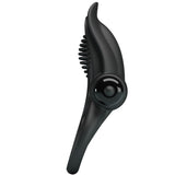 Pretty Love - Doppelter Vibrationsring + Klitorisstimulator 10 Vibrationen Schwarz