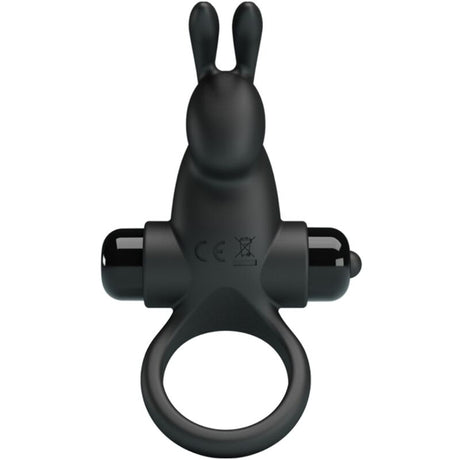 Penisring Vibrationsring + Rabbit-Klitoris-Stimulator 10 Vibrationen Schwarz.1