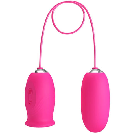 Auflegevibrator Daisy Vibrierendes Ei + Klitoris Stimulierende Zunge Rosa