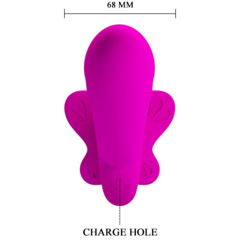 Pretty Love - Valerie Doppel-Strap-On-Vibrator 12 Vibrationen Lila