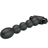 Pretty Love - Lynn Silikon Anal Plug 10 Vibrationen Schwarz