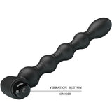 Pretty Love - Lynn Silikon Anal Plug 10 Vibrationen Schwarz