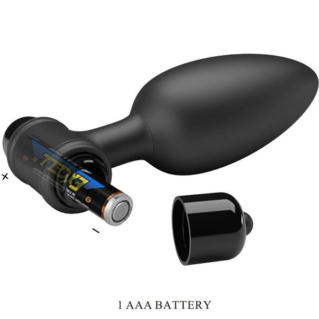 Pretty Love - Vibra Butt Plug 2 Anal Plug 10 Vibrationen Schwarz