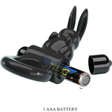 Pretty Love - Aufregender Ring Rabbit Vibratorring 10 Vibrationen Schwarz