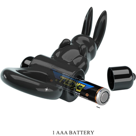 Pretty Love - Aufregender Ring Rabbit Vibratorring 10 Vibrationen Schwarz