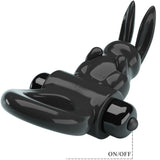 Pretty Love - Aufregender Ring Rabbit Vibratorring 10 Vibrationen Schwarz