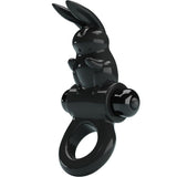 Pretty Love - Aufregender Ring Rabbit Vibratorring 10 Vibrationen Schwarz