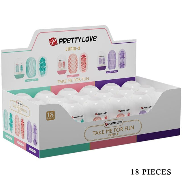 Pretty Love - Cupid x 18 Männliche Masturbatoren Verschiedene Texturen