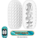 Pretty Love - Hot Wave Männlicher Masturbator aus Silikon, Weiss