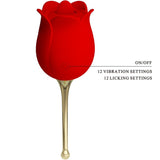Pretty Love - Rose Lover Rose Klitoris-Stimulator 12 Vibrationen Rot