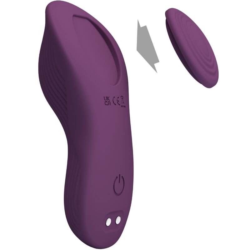 Pretty Love - Mane Lay On Clitoris Massager 10 Vibrationen Fernbedienung Lila